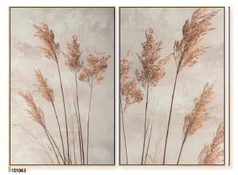 Quadro com feizes de trigo