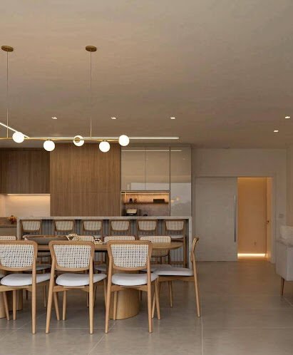 mesa de jantar, cadeiras de jantar e banquetas vendidas pela loja Decore Bem Móveis em Novo Hamburgo