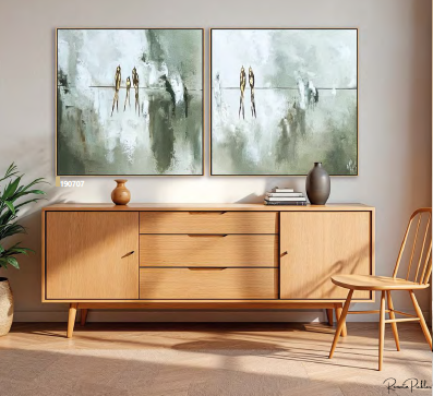 Quadro de pássaros