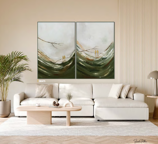Quadro pintado a mão