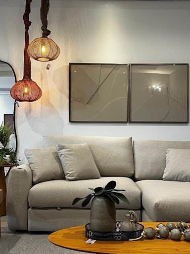 sofá retrátil vendido pela loja Decore Bem Móveis em Novo Hamburgo